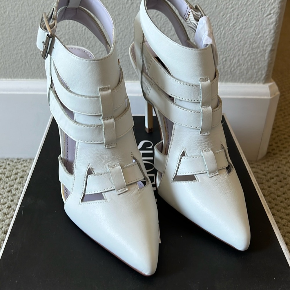 Shoemint - Garbo White Leather